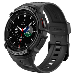 Spigen Rugged Armor Pro - Pasek + etui do Samsung Galaxy Watch 6 Classic 47 mm (Czarny) (ACS06488)