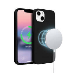 Crong Color Cover Magnetic - Etui iPhone 14 Plus MagSafe (czarny) (CRG-COLRM-IP1467-BLK)