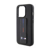 BMW Grip Stand Smooth & Perforated - Etui iPhone 15 Pro (czarny) (BMHCP15LGSPPRK)