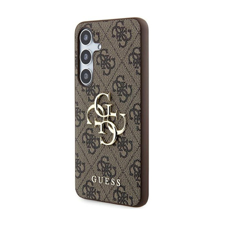 Guess 4G Big Metal Logo - Etui Samsung Galaxy A55 5G (brązowy) (GUHCSA554GMGBR)
