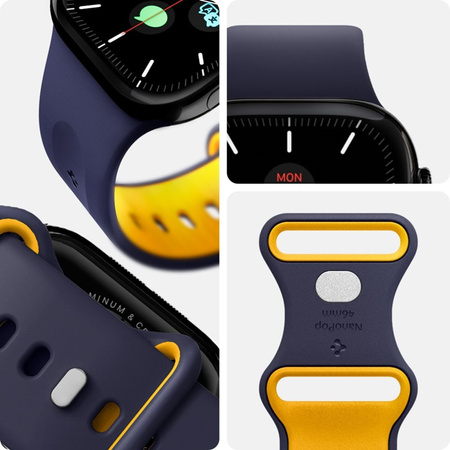Spigen Nano Pop - Pasek do Apple Watch 44/45/46/49 mm (Blueberry Navy) (AMP09322)