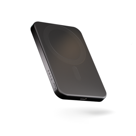 ZENS Slim Qi2 Aluminium Powerbank - magnetyczny powerbank 5000 mAh kompatybilny z MagSafe i Qi2 (black) (ZEPP05B/00)