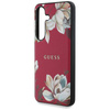 Guess Grained Printed Flower Pattern MagSafe - Etui do Samsung Galaxy S25 (fuksja) (GUHMS25SPGNMPLMF)