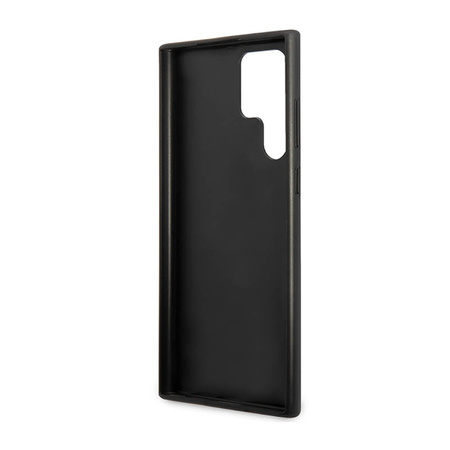 Guess 4G Metal Logo - Etui Samsung Galaxy S23 Ultra (szary) (GUHCS23LG4GFGR)