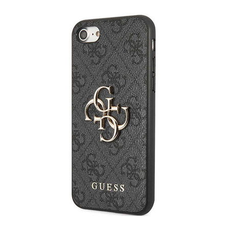 Guess 4G Big Metal Logo - Etui iPhone SE (2022/2020) / 8 / 7 (szary) (GUHCI84GMGGR)
