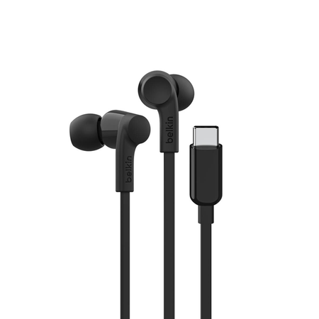 Belkin Przewodowe słuchawki douszne USB-C, czarne (G3H0002HQBKV2)