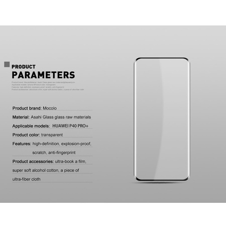 Mocolo 3D Glass Full Glue - Szkło ochronne Huawei P40 Pro (HW4754)