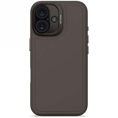 Decoded AntiMicrobial Silicone Stacks Backcover - silikonowa obudowa ochronna do iPhone 16 kompatybilna z MagSafe (phantom) (D25IPO16BCST9PM)