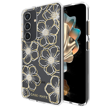 Case-Mate Floral Gems - Etui Samsung Galaxy S24 (Gold) (CM053432)