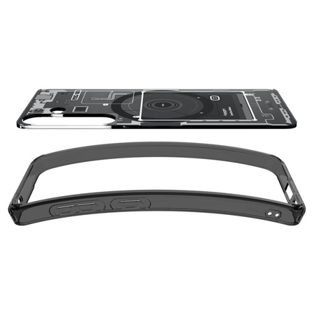 Spigen Ultra Hybrid Mag MagSafe - Etui do Samsung Galaxy S25 (Zero One Black) (ACS09003)