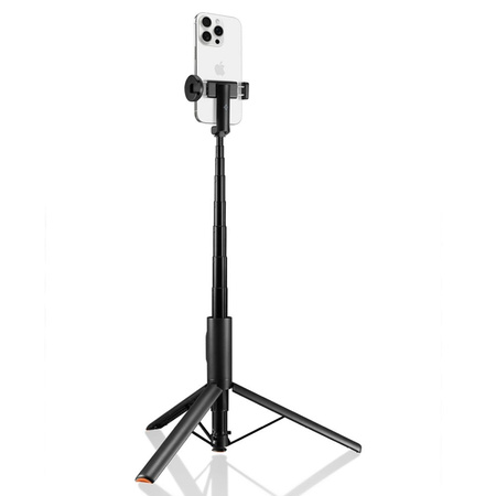 Spigen S541W Bluetooth Selfie Stick Tripod - Statyw na smartfon / uchwyt selfie stick (Black) (AMP09336)
