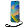 Karl Lagerfeld Zebra With Cord - Etui iPhone 16 Pro Max (fioletowy) (KLHCP16XHZBPKCCU)