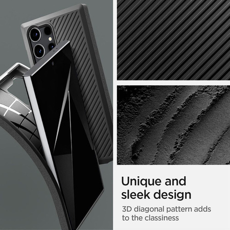 Spigen Core Armor - Etui do Samsung Galaxy S24 Ultra (Matte Black) (ACS07194)