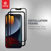 Crong Anti-Bacterial 3D Armour Glass – Szkło hartowane 9H na cały ekran iPhone 13 mini + ramka instalacyjna (CRG-AB3DAG-IP13M)