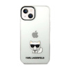 Karl Lagerfeld Choupette Body - Etui iPhone 14 Plus (przezroczysty) (KLHCP14MCTTR)