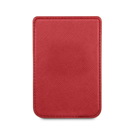 Guess Wallet Card Slot MagSafe Saffiano - Portfel magnetyczny (czerwony) (GUWMSSASLRE)