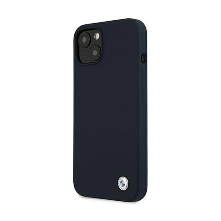 BMW Silicone Signature Logo - Etui iPhone 13 mini (granatowy) (BMHCP13SSILNA)
