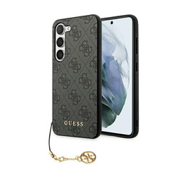 Guess 4G Charms Collection - Etui Samsung Galaxy A35 5G (czarny) (GUHCSA35GF4GGR)