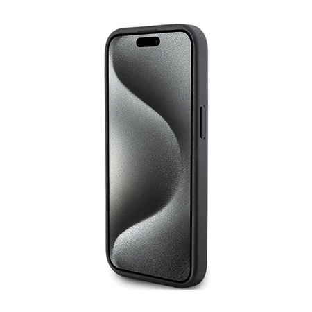 Karl Lagerfeld Quilted K Pattern - Etui iPhone 15 Plus (czarny) (KLHCP15MPQKPMK)