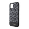 Guess GCube Stripes MagSafe - Etui iPhone 11 (Czarny) (GUHMN61HGCFSEK)