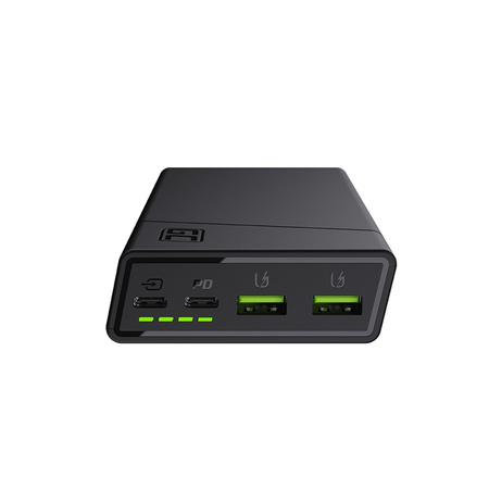 Green Cell PowerPlay20 - Power Bank 20000 mAh z szybkim ładowaniem 2x USB Ultra Charge oraz 2x USB-C Power Delivery 18W (PBGC03)