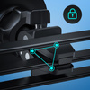 Crong Carclip Magnetic - Magnetyczny uchwyt samochodowy MagSafe (czarny) (CRG-CH6-BLK)