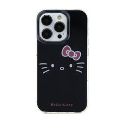 Hello Kitty IML Kitty Face - Etui iPhone 15 (czarny) (HKHCP15SHKHLK)