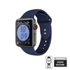Crong Liquid - Pasek do Apple Watch 44/45/46/49 mm (granatowy) (CRG-44LQB-MBL)