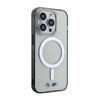 BMW Silver Ring MagSafe - Etui iPhone 14 Pro (Przezroczysty) (BMHMP14LHCRS)
