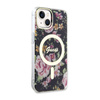 Guess Flower MagSafe - Etui iPhone 14 (Czarny) (GUHMP14SHCFWSK)
