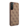 Guess 4G Metal Logo - Etui Samsung Galaxy S23 (brązowy) (GUHCS23SG4GFBR)