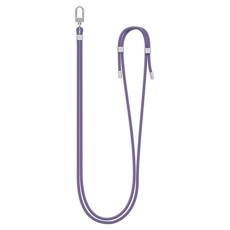 Spigen Universal Strap Set Crossbody & Wrist - Pasek do telefonu na ramię + na nadgarstek (Deep Purple) (AFA08363)