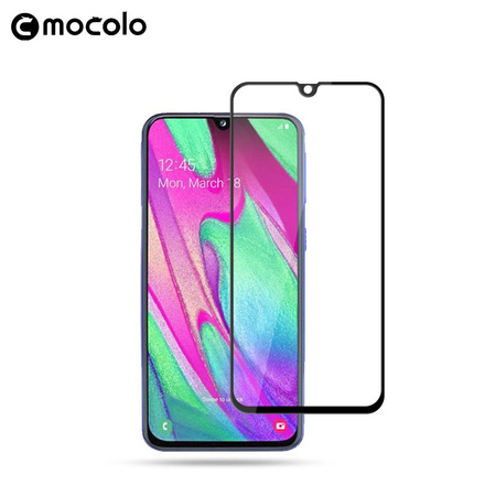 Mocolo 3D 9H Full Glue - Szkło ochronne na cały ekran Samsung Galaxy A40 (Black) (SX4152)