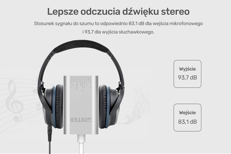 Unitek karta dźwiękowa USB Stereo (Y-247A)