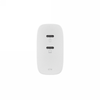 Native Union Fast GaN Charger - ładowarka 67W PD, 2x USB-C, adaptery US/UK/EU w zestawie (white) (FAST-PD67-WHT-INT)