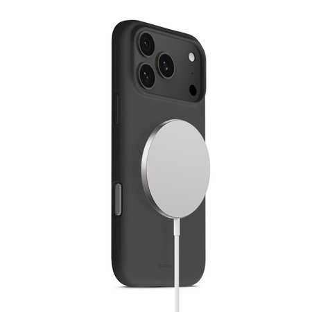 Crong Color Cover Magnetic - Etui MagSafe iPhone 17 Pro Max (czarny) (CRGCOLRMIP1769PBLK)