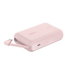 Belkin Powerbank 10 000 mAh, 20W, wbudowany kabel USB-C, różowy (BPB021HQPK)