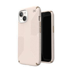 Speck Presidio2 Grip - Etui iPhone 16e /  iPhone 15 / iPhone 14 / iPhone 13 (Bleached Bone / Heirloom Gold / Hazel Brown) (150473-3214)