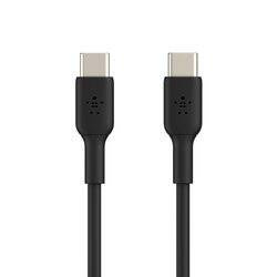 Belkin kabel pleciony USB-C/USB-C M/M 2.0 1M - czarny (CAB004BT1MBK)