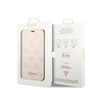 Guess 4G Metal Camera Outline Booktype Case - Etui iPhone 14 Pro Max (rózowy) (GUBKP14XHG4SHP)