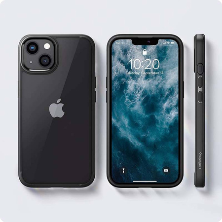 Spigen Ultra Hybrid - Etui do iPhone 13 (Czarny) (ACS03523)