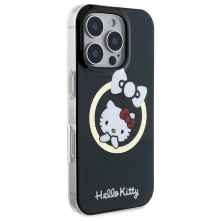 Hello Kitty IML Fun Bow MagSafe - Etui iPhone 16 Pro Max (czarny) (HKHMP16XHFLBK)