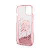 Karl Lagerfeld Liquid Glitter NFT Karl's Head - Etui iPhone 14 Plus (różowy) (KLHCP14MLNKHCP)