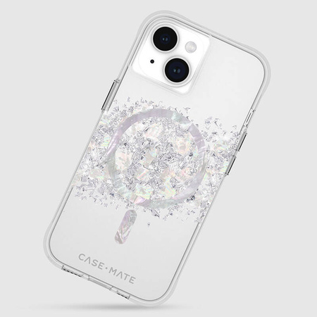 Case-Mate Karat MagSafe - Etui iPhone 15 / iPhone 14 / iPhone 13 zdobione masą perłową (A Touch of Pearl) (CM051384)