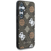 Guess 4G Printed Colored Peony Pattern MagSafe - Etui do Samsung Galaxy S25 (brązowy) (GUHMS25SP4PWPW)