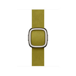 Apple 42mm Pasek w kolorze zieleni Chartreuse z klamrą nowoczesną - rozmiar S (MXW63ZM/A)