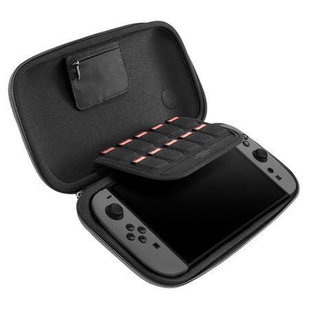 Spigen Klasden Pouch - Etui do Nintendo Switch 2 (Charcoal Grey) (AGP09077)