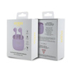 Guess True Wireless Script Logo BT5.3 - Słuchawki TWS + etui ładujące (fioletowy) (GUTWST26PSU)