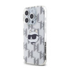 Karl Lagerfeld IML Choupette Head & Monogram - Etui iPhone 15 Pro (przezroczysty) (KLHCP15LHKLPCHT)