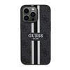 Guess 4G Printed Stripes MagSafe - Etui iPhone 13 Pro (Czarny) (GUHMP13LP4RPSK)